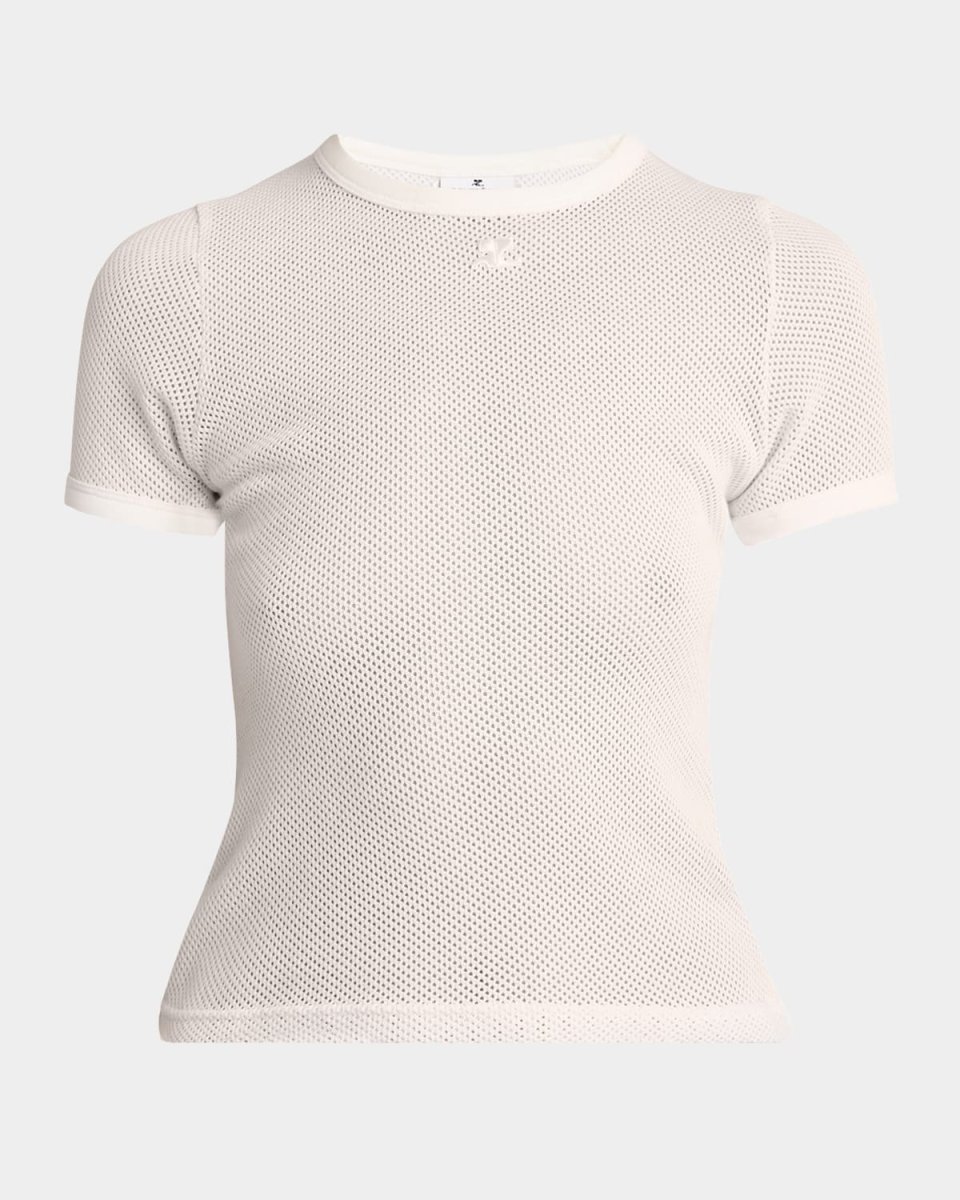 Perforated Short-Sleeve T-Shirt
